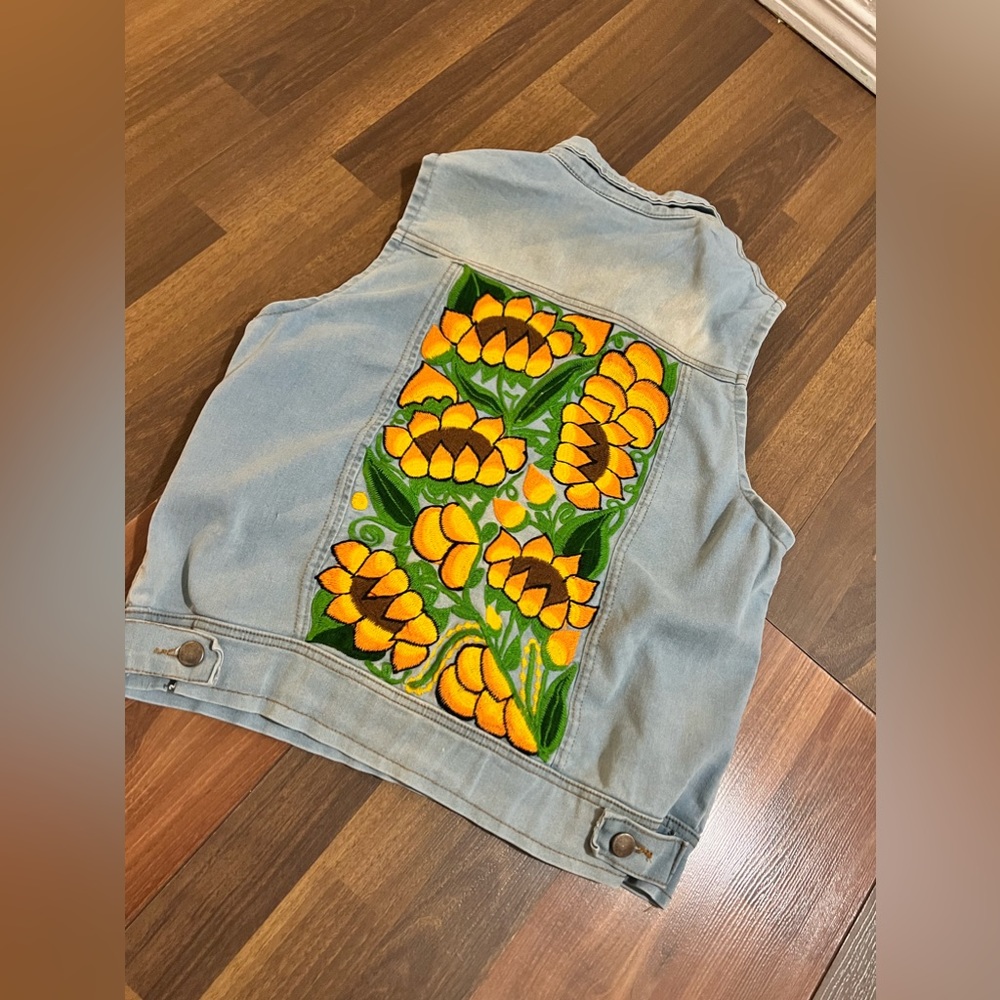 Hand embroidered vest from Mexico